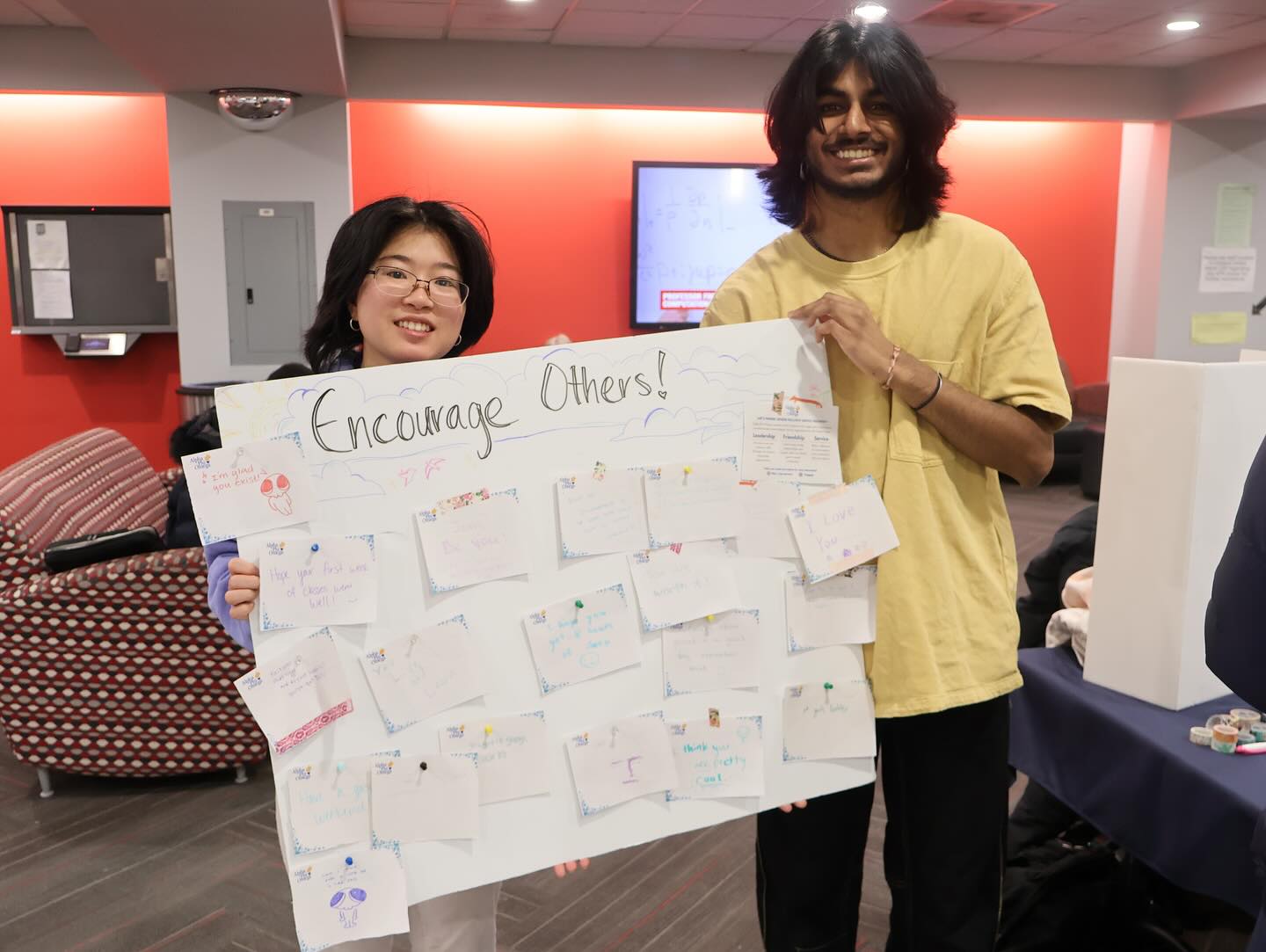 Encouraging Others board activity